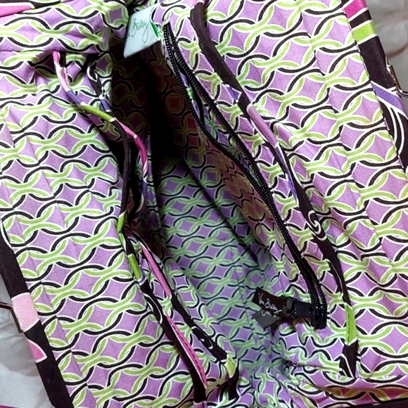 Vera Bradley 'Alice Loves Me' Kiss-Lock Purse in "Purple Punch" - Picture 7 of 11
